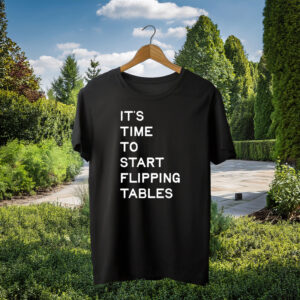 James Talarico Start Flipping Tables Crewneck Sweater