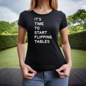 James Talarico Start Flipping Tables Crewneck Sweater