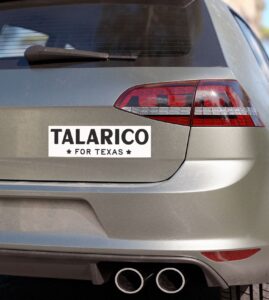 Talarico For Texas Car Magnet