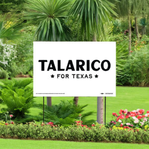 Talarico For Texas Yard Sign