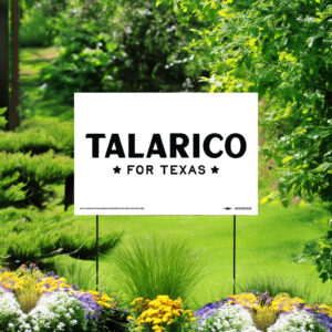 Talarico For Texas Yard Sign