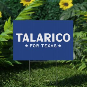 Talarico For Texas Logo Yard Sign