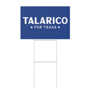 Talarico For Texas Logo Yard Sign