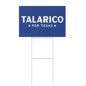 Talarico For Texas Logo Yard Sign