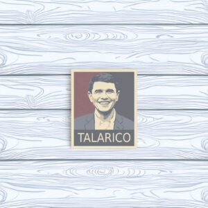 Talarico Sticker Poster Style, Texas Senate