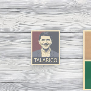Talarico Sticker Poster Style, Texas Senate