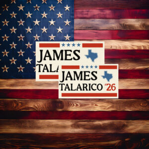 James Talarico 2026 Senate Sticker