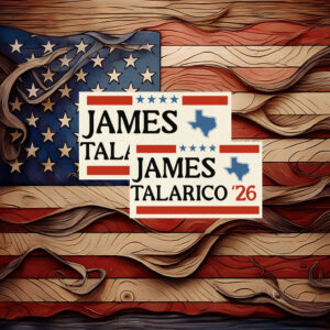 James Talarico 2026 Senate Sticker