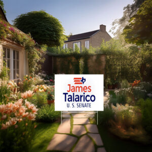 James Talarico Senate 2026 Texas Yard Sign