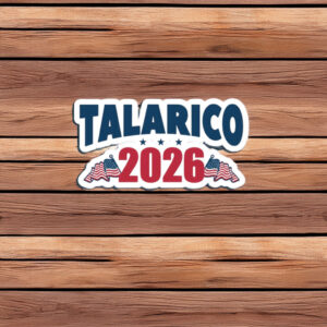 Talarico 2026 Sticker USA Flag