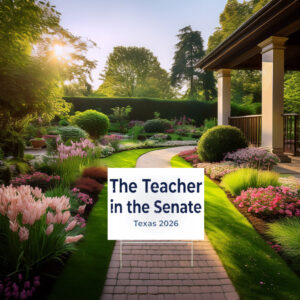 Teacher in the Senate Yard Sign