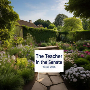 Teacher in the Senate Yard Sign