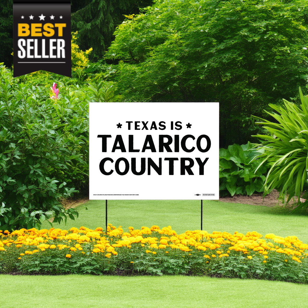 Texas Is Talarico Country Yard Sign
