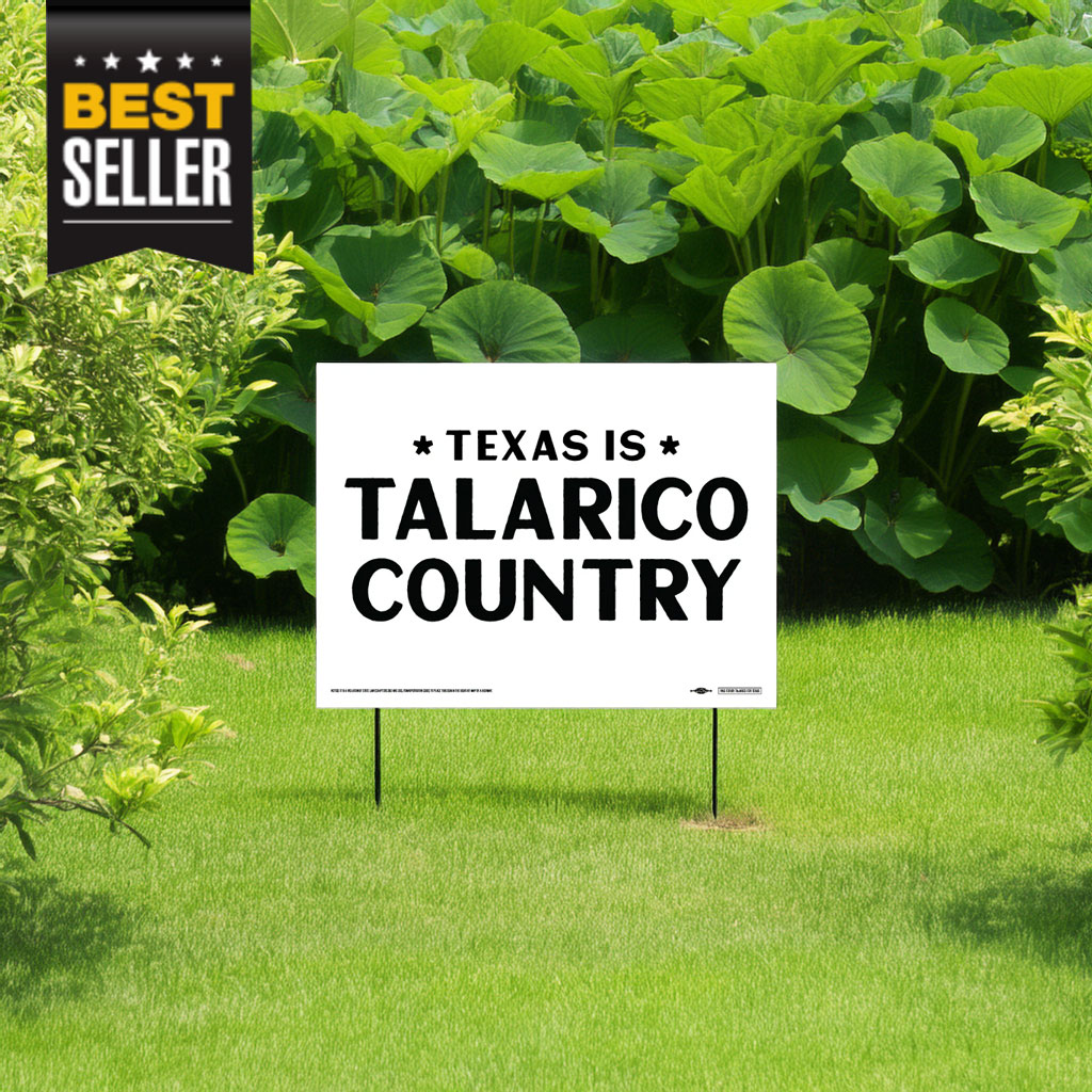 Texas Is Talarico Country Yard Sign
