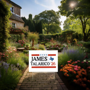 Vote Talarico for Texas Yard Sign