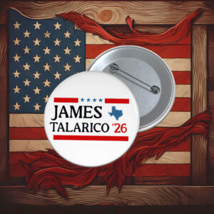 2026 Senate Vote James Talarico for Texas Pin