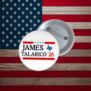 2026 Senate Vote James Talarico for Texas Pin