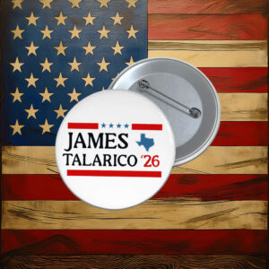 2026 Senate Vote James Talarico for Texas Pin