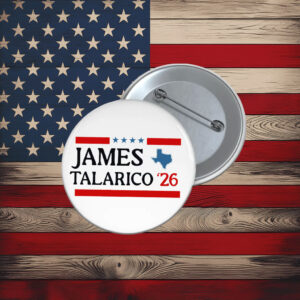 2026 Senate Vote James Talarico for Texas Pin