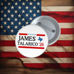 2026 Senate Vote Talarico for Texas Button