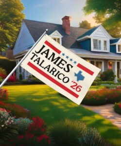 2026 Senate Vote Talarico for Texas Flag