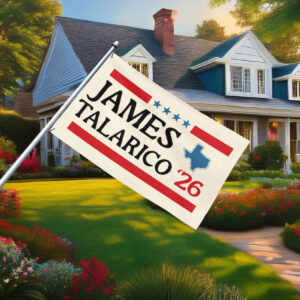2026 Senate Vote Talarico for Texas Flag