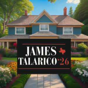 2026 Senate Vote Talarico for Texas Yard Sign