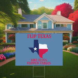 Flip Texas James Talarico, 2026 Senate Yard Sign