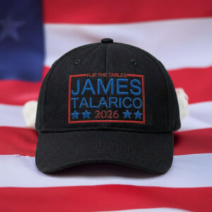 Flip the Tables Embroidered James Talarico 2026 Hat