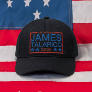 Flip the Tables Embroidered James Talarico 2026 Hat