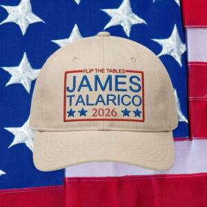 Flip the Tables Embroidered James Talarico 2026 Senate Cap