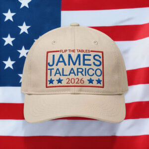 Flip the Tables Embroidered James Talarico 2026 Senate Cap