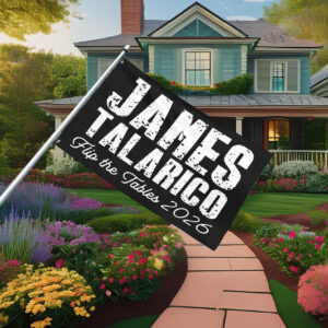 Flip the Tables James Talarico 2026 Flag