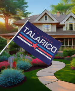 Flip the Tables Jamestalarico 2026 Texas Senate Campaign Flag