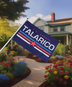 Flip the Tables Jamestalarico 2026 Texas Senate Campaign Flag