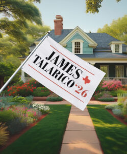James Talarico 2026 Senate Flag