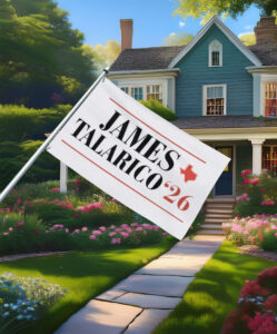James Talarico 2026 Senate Flag