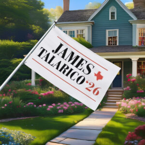 James Talarico 2026 Senate Flag