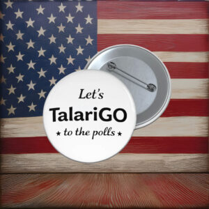 Let’s TalariGO Classic James Talarico Supporter Button