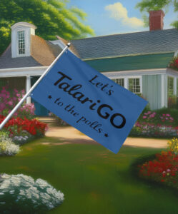 Let's TalariGO James Talarico Texas Politics Flag