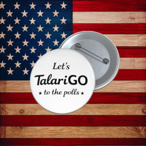 Let’s TalariGO James Talarico Texas Politics Pin