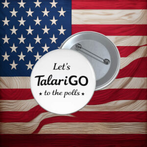 Let’s TalariGO James Talarico Texas Politics Pin
