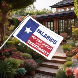 TALARICO – Putting Christ Back In Christianity Flag