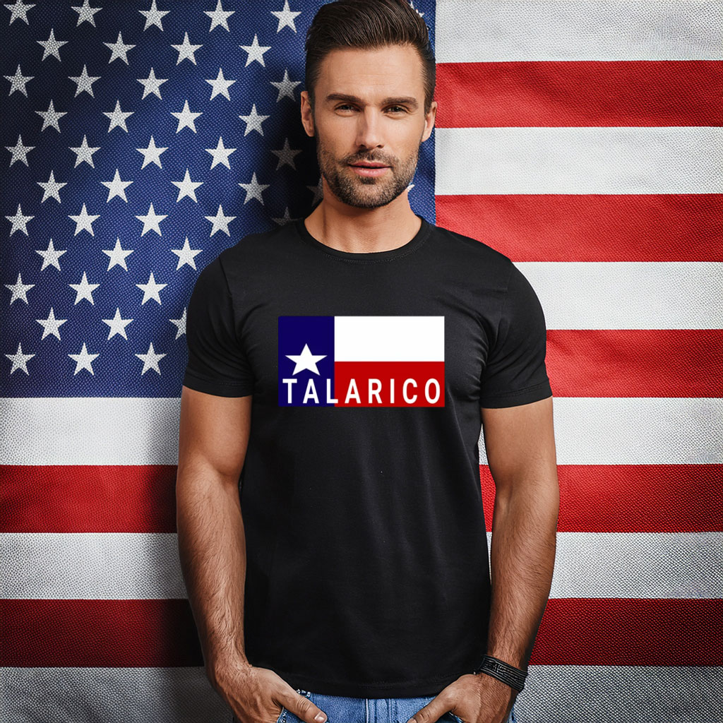 Talarico Texas Flag Minimalist T-Shirt