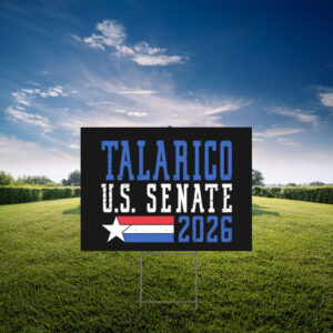 Talarico U.S. Senate 2026 Vintage Star Campaign Yard Sign
