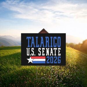 Talarico U.S. Senate 2026 Vintage Star Campaign Yard Sign