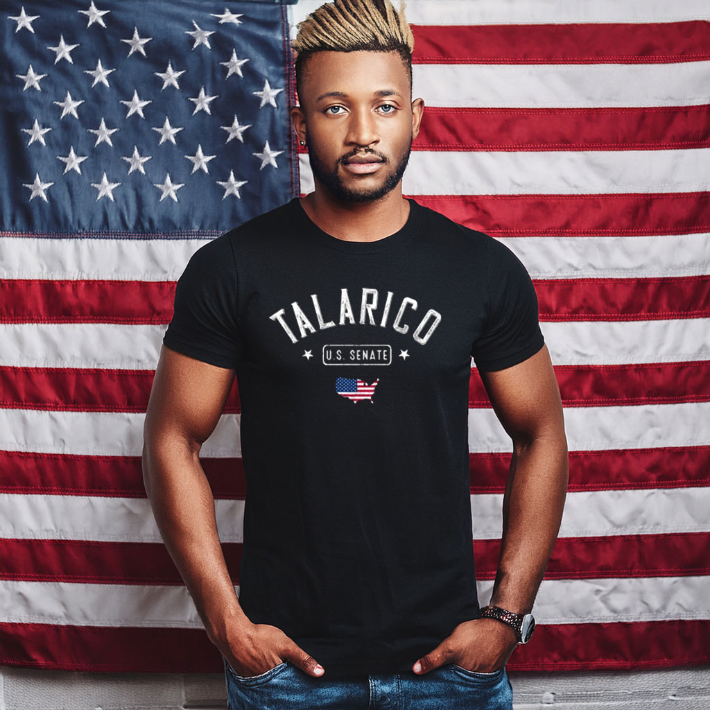 Talarico U.S. Senate Shirt with USA Map – Classic Campaign Tee