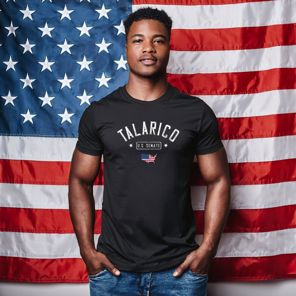 Talarico U.S. Senate Shirt with USA Map – Classic Campaign Tee