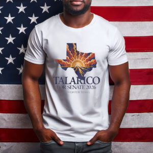 Talarico for Senate 2026 Tee Texas Sunrise Map T-Shirt
