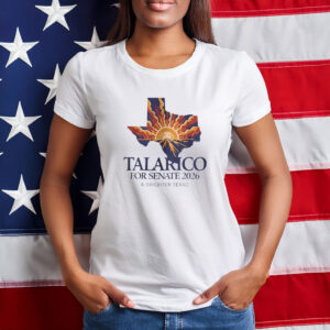 Talarico for Senate 2026 Tee Texas Sunrise Map T-Shirt